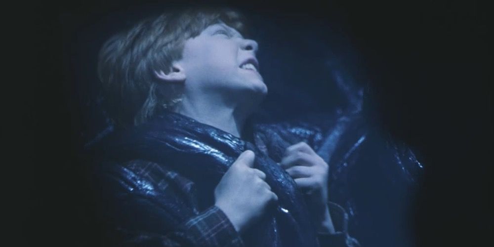 Ron Weasley struggling with Devils Snare in Philosopher's Stone