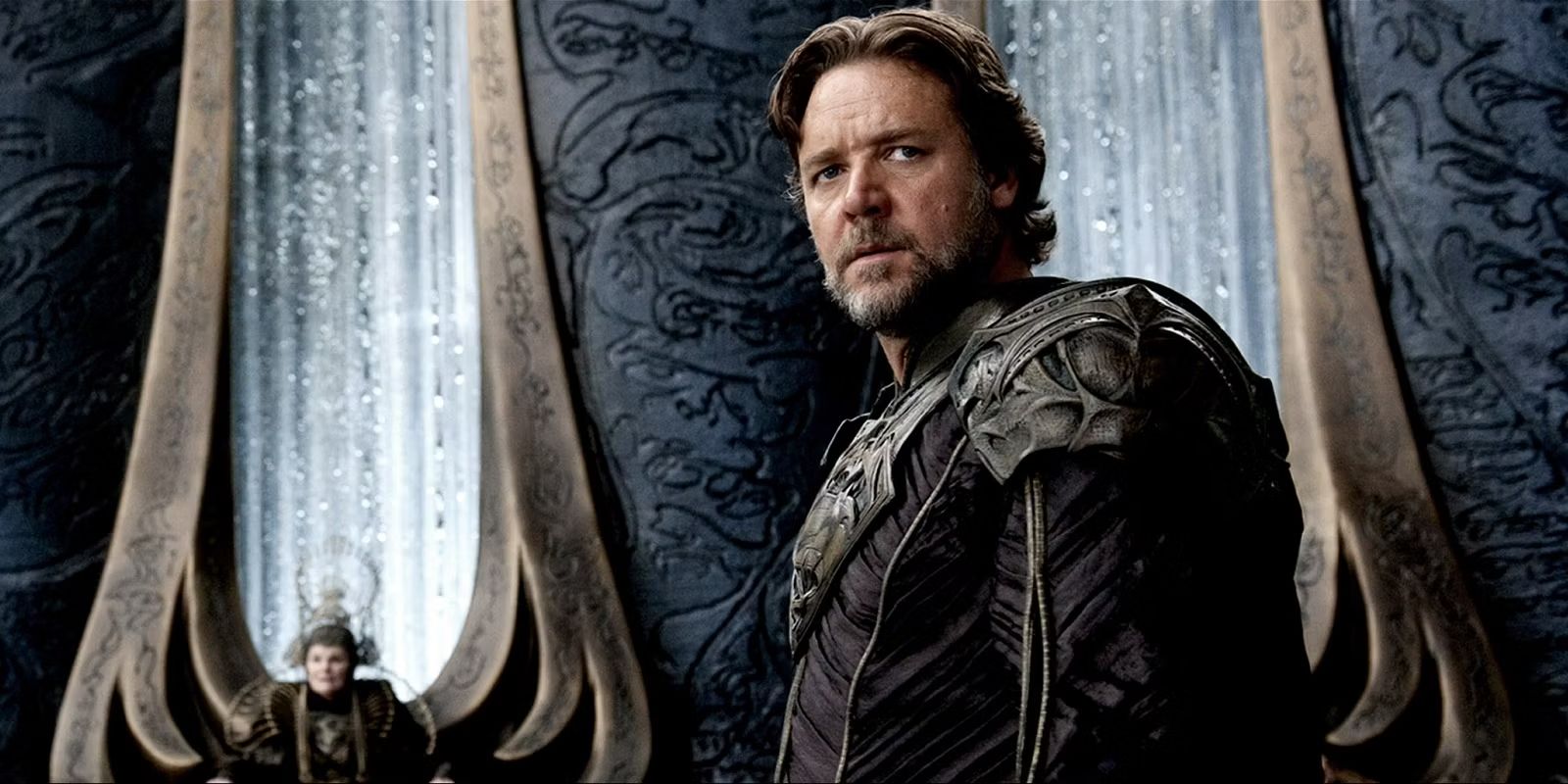 Russell Crowe as Jor El in Man of Steel wide