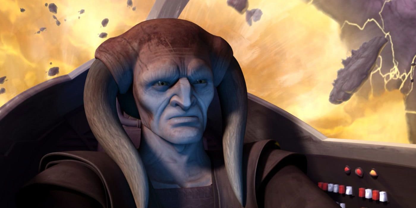 Jedi Master saesee tiin pilots a starfighter in the Clone Wars