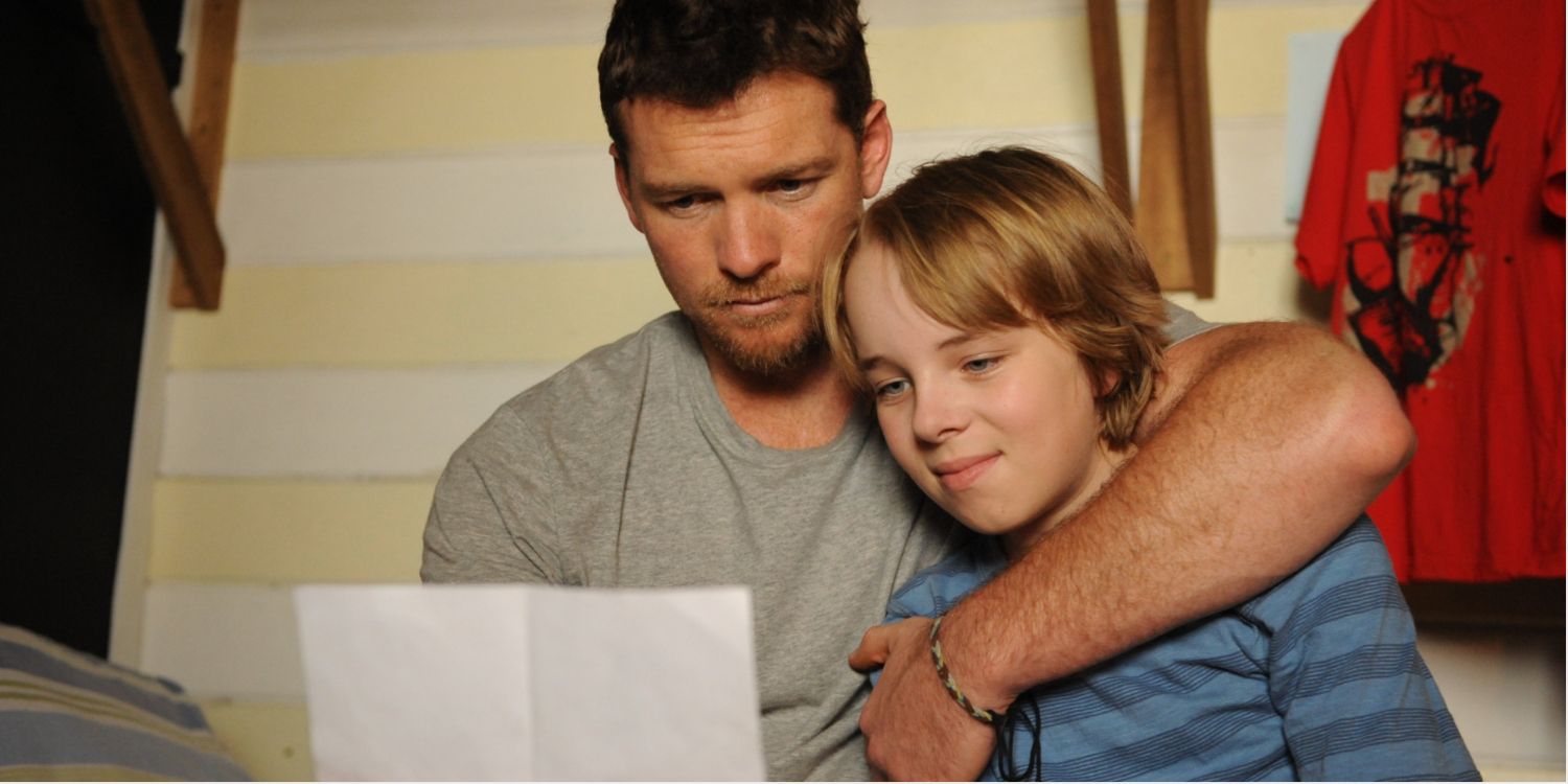 Sam Worthington and Ed Oxenbould in Paper Planes