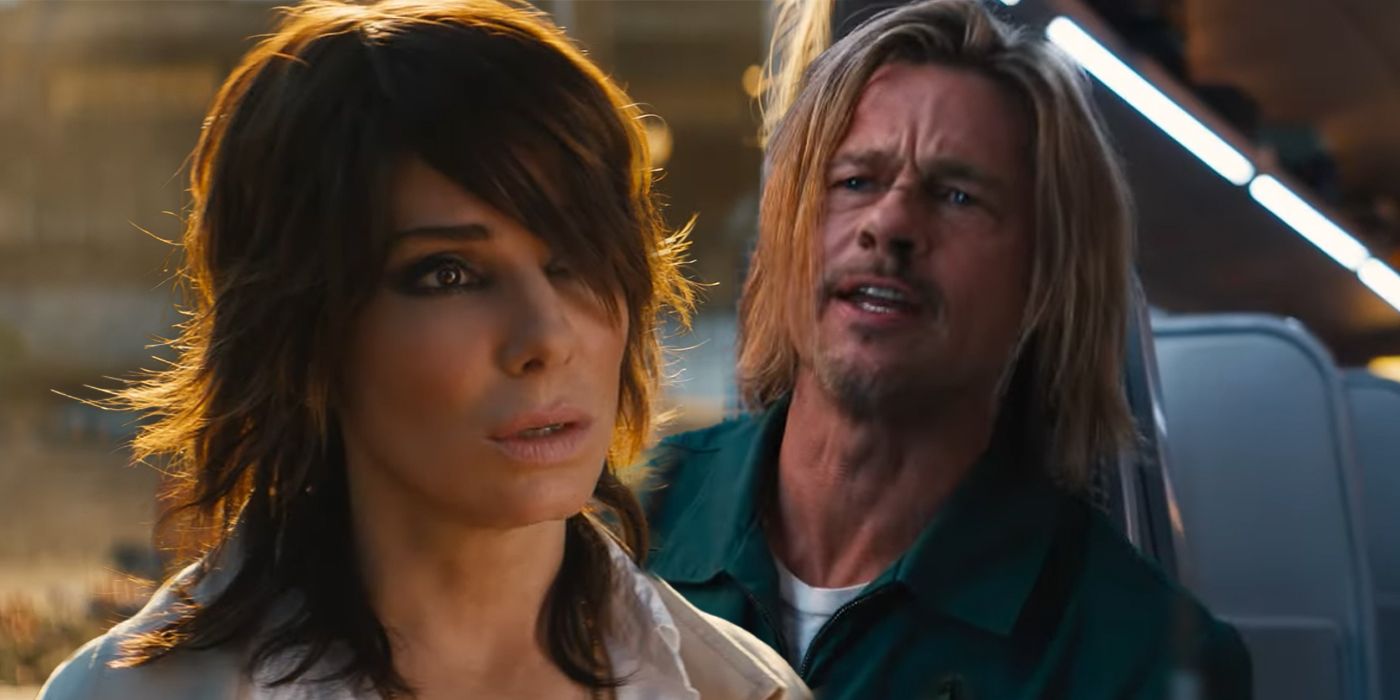 Bullet Train Trailer: Sandra Bullock Is Brad Pitt's Assassin Handler
