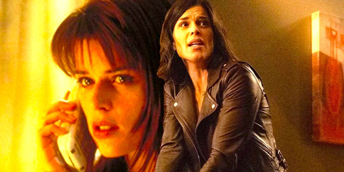 Scream Sidney Prescott Neve Campbell then and now