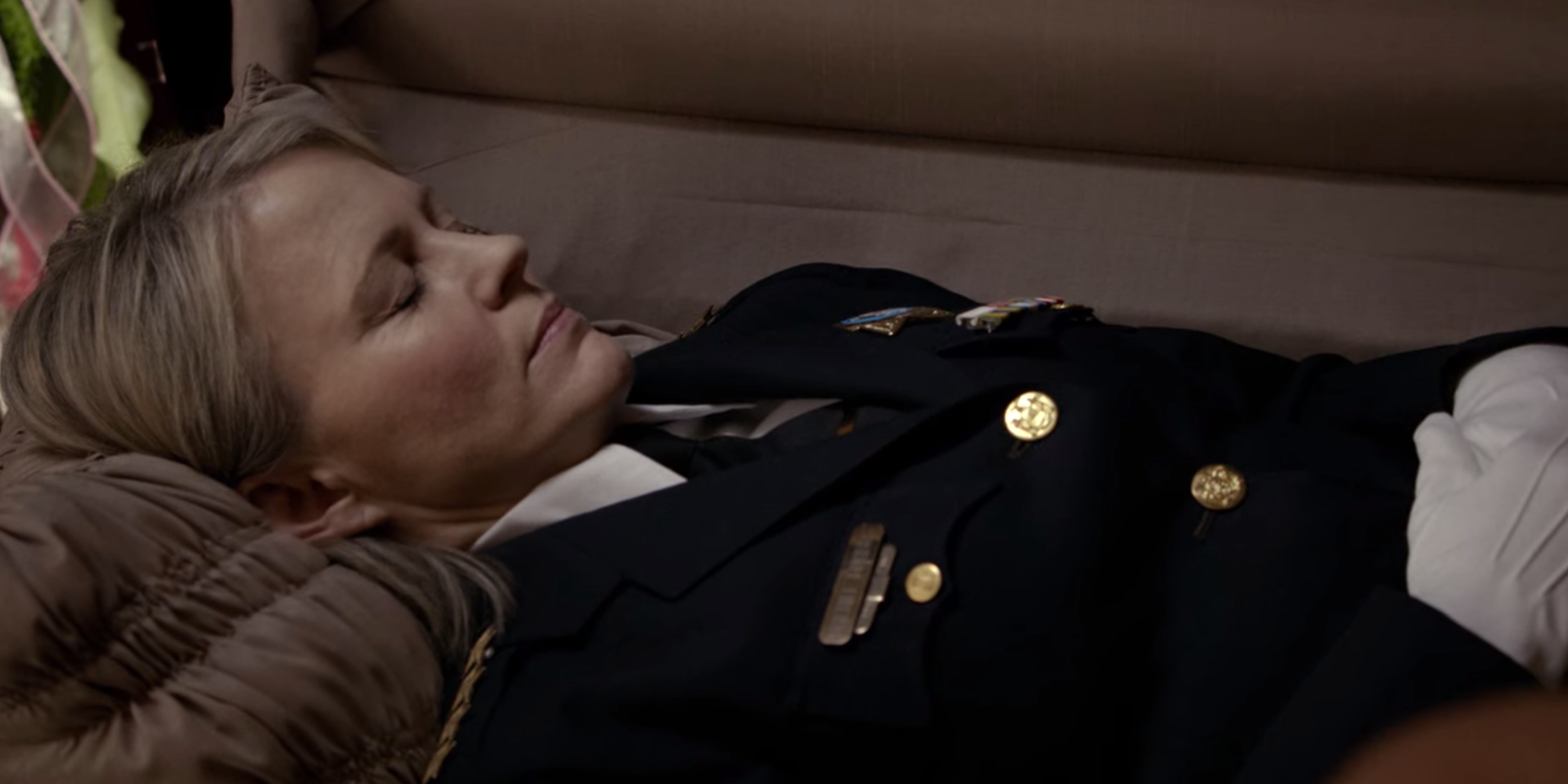 Caroline&rsquo;s mom, Liz&rsquo;s funeral in The Vampire Diaries