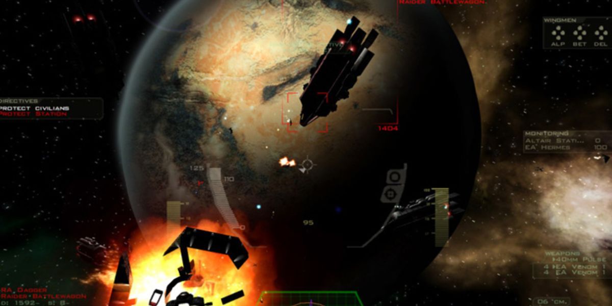 Screenshot of the game Freespace 2