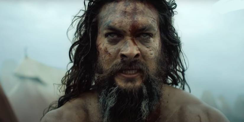 Baba Voss (Jason Momoa) looking angry in See.