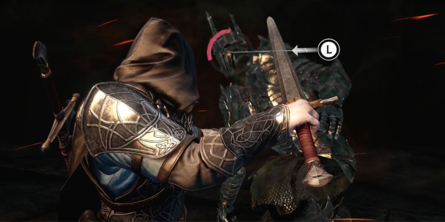 Shadow of Mordor Sauron final boss fight quicktime