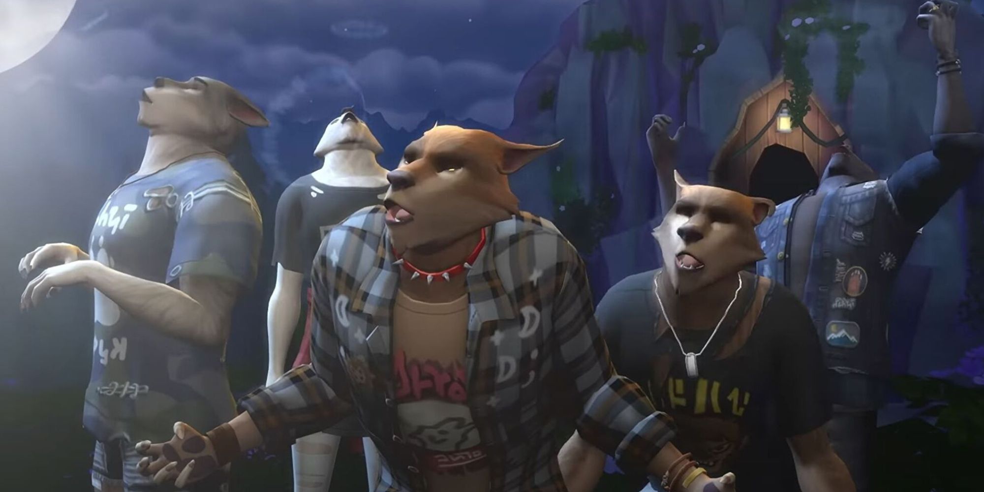 Howling Werewolves in Sims 4 