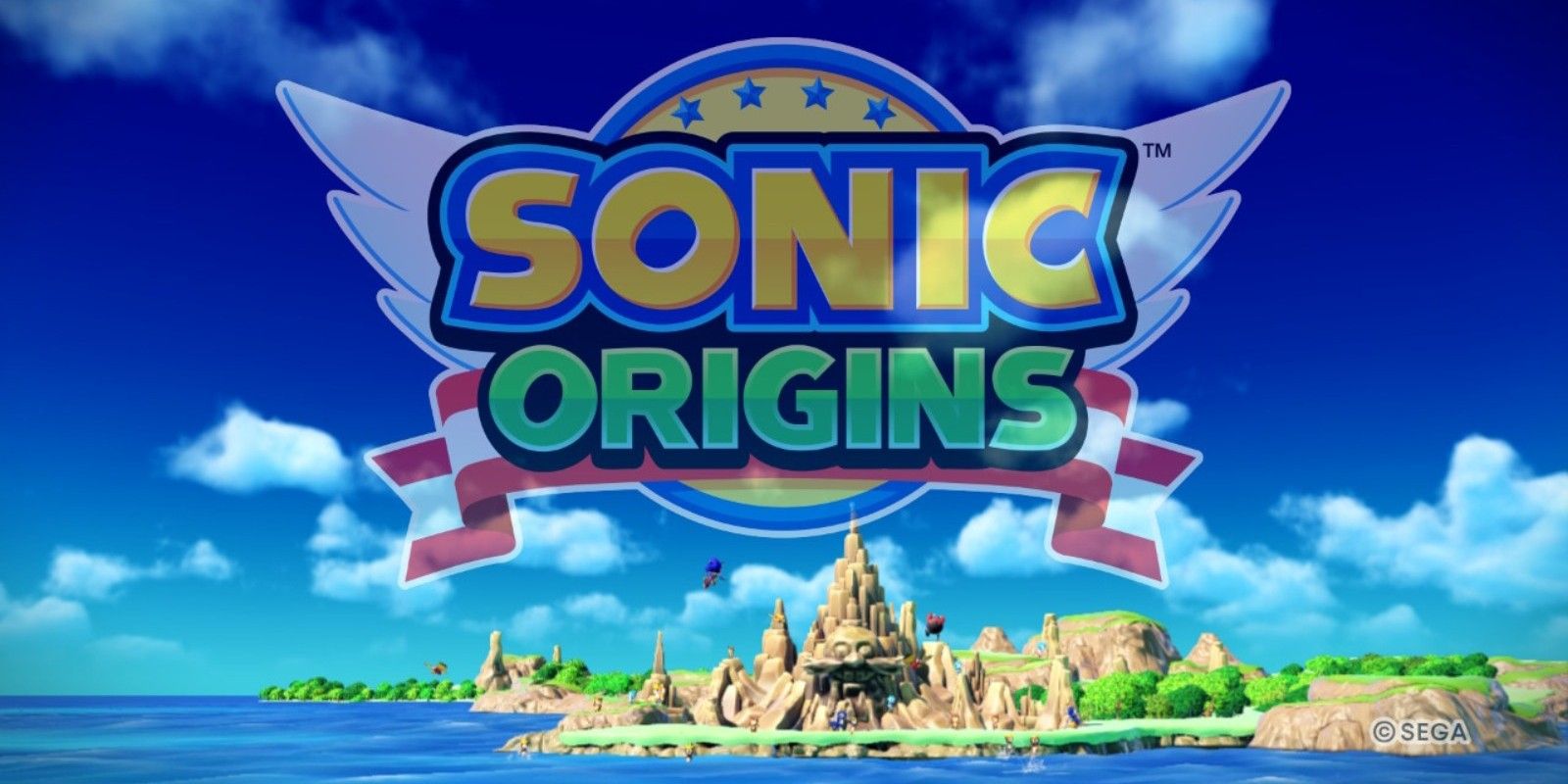 Sonic Origins title screen fade