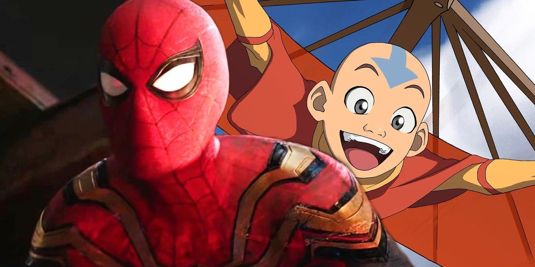 Spider-Man meets Avatar Aang