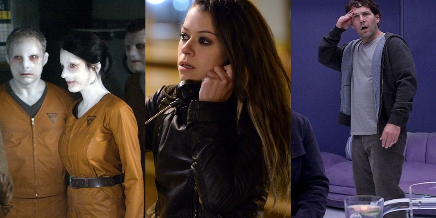 Split image of Doctor Who, Orphan Black and Living With Yourself clones feature