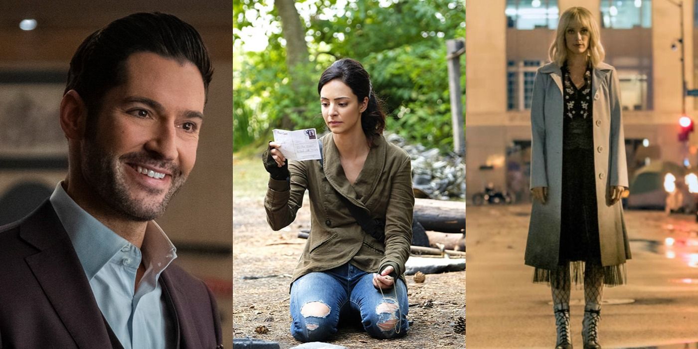Split image of Lucifer, Zari and Alice in Arrowverse feature