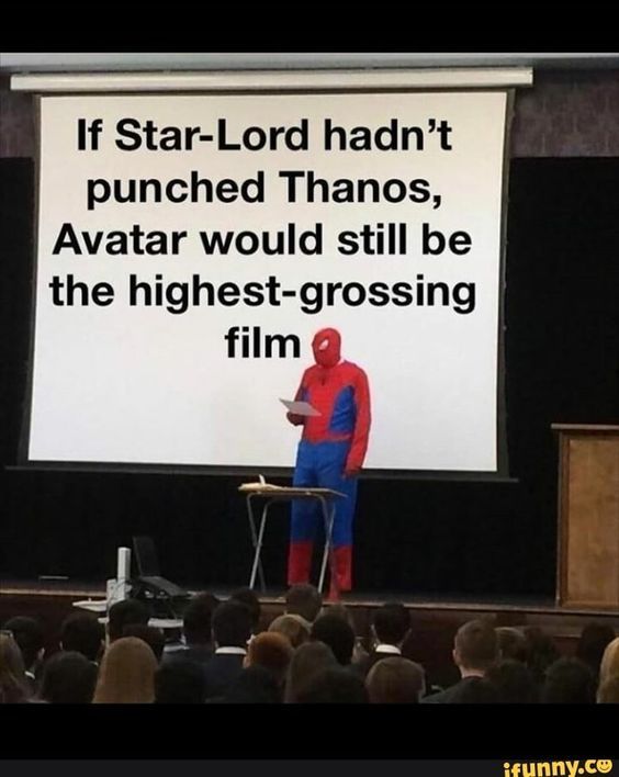 Star Lord Punched Thanos Meme