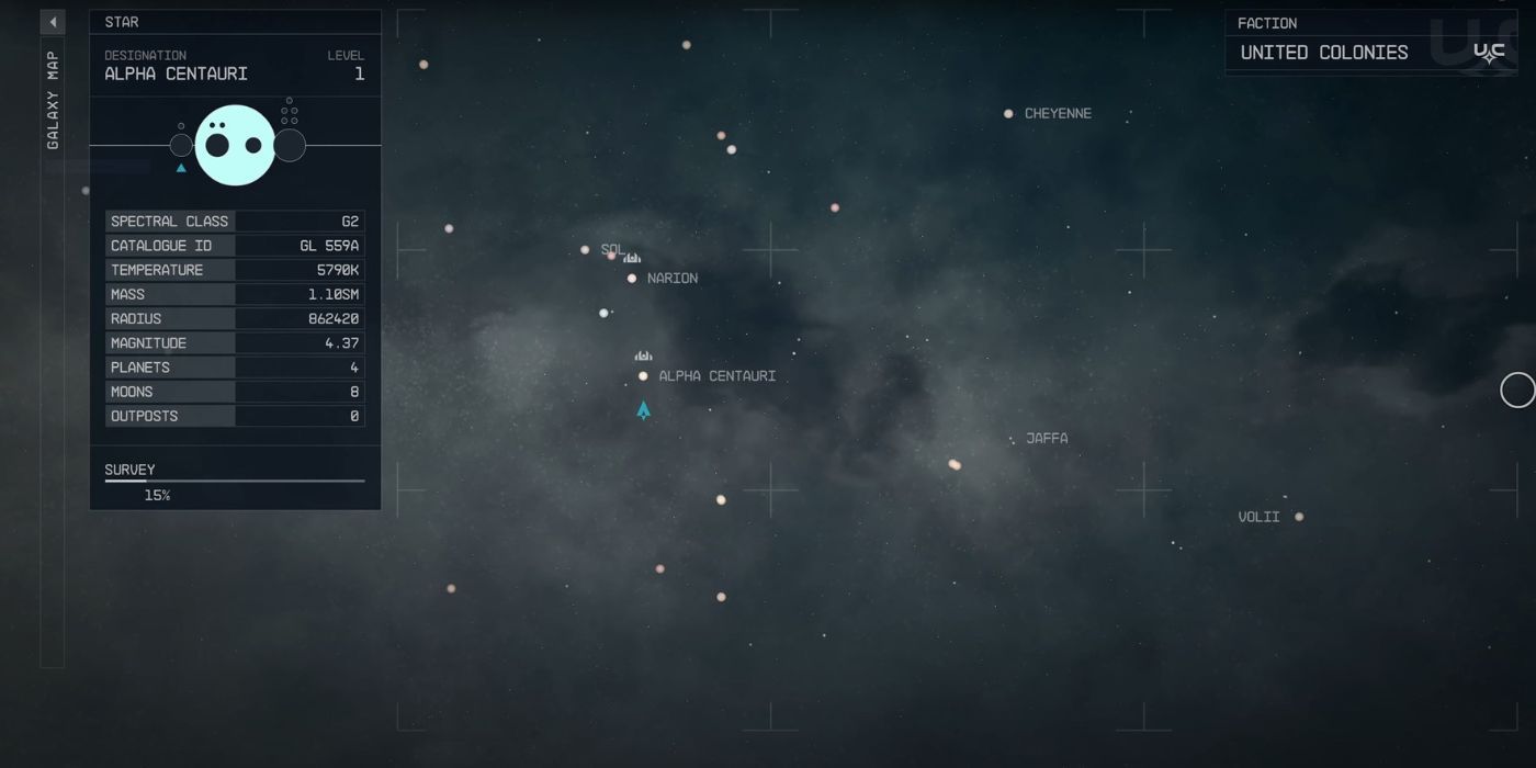 Starfield Gameplay Reveal Star System Map