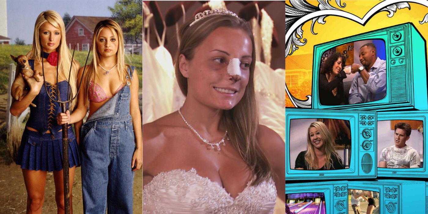 Stills from various reality shows that couldn't be made today