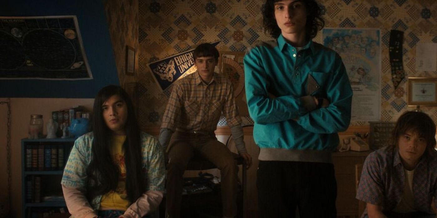 Argyle, Will, Mike, and Jonathan in Stranger Things
