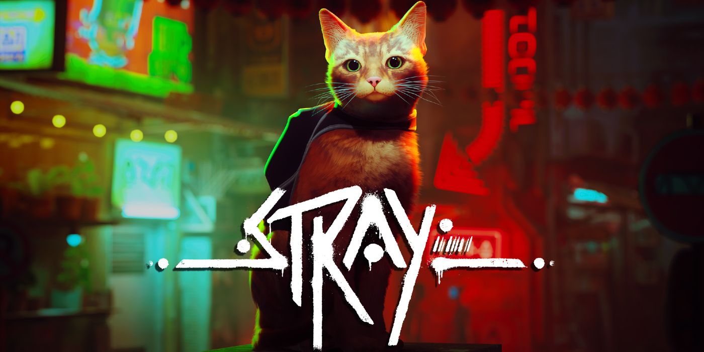 Stray promo art featuring the game's feline protagonist.