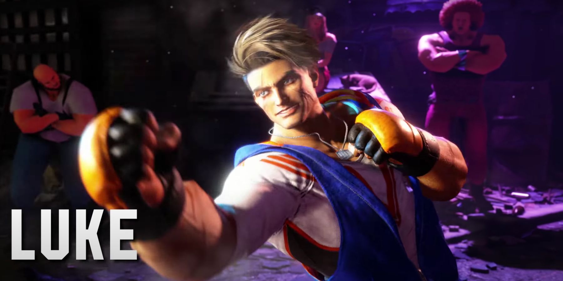 Luke returns in Street Fighter 6, ready to fight with gloves on his fists.
