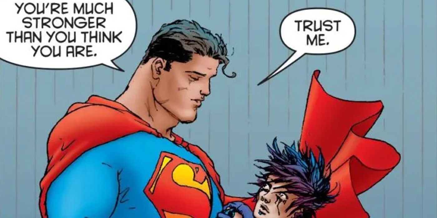 Superman Comforts Regan in All-Star Superman
