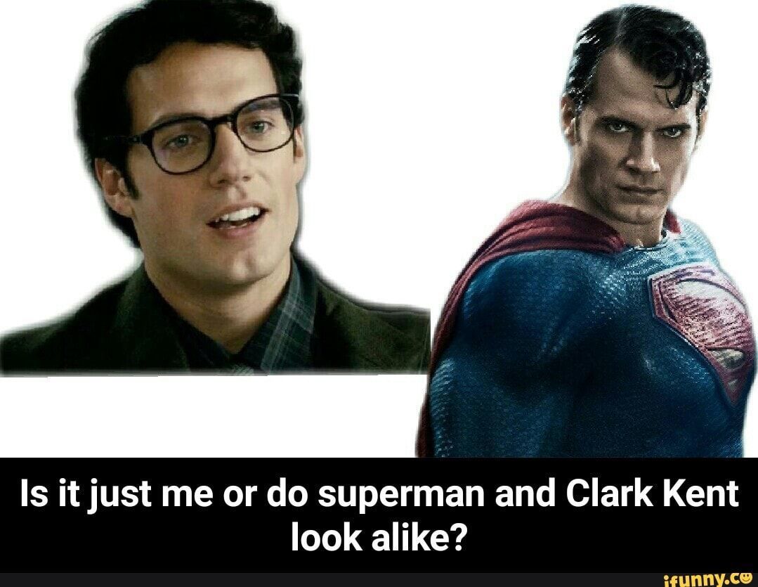 Superman Meme Talking About Clark Kent's Unsubtle Disguise. 