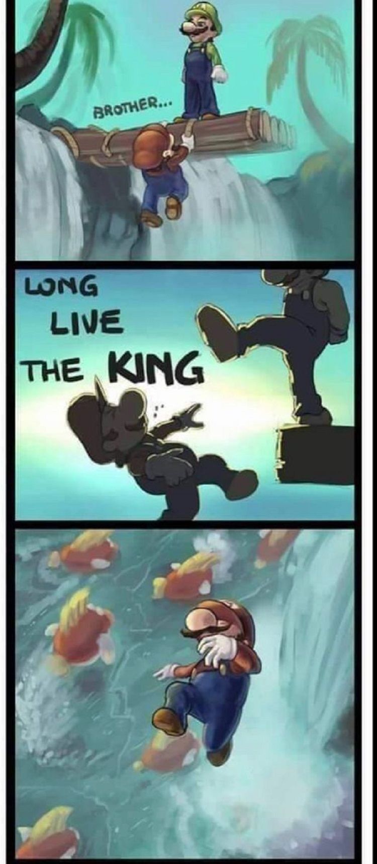 A Super Smash Bros/Lion King meme