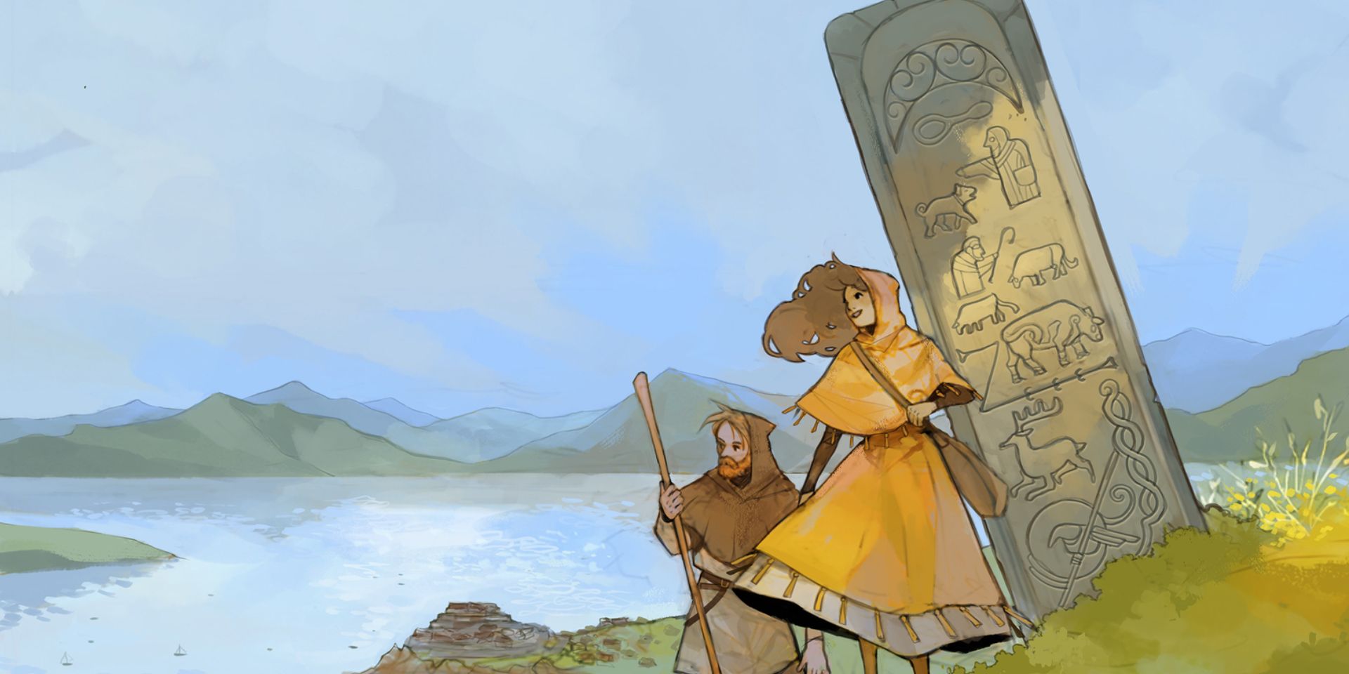 Carved In Stone puts players in a real-world tabletop RPG setting, depicting the lives of ancient Scottish Picts.