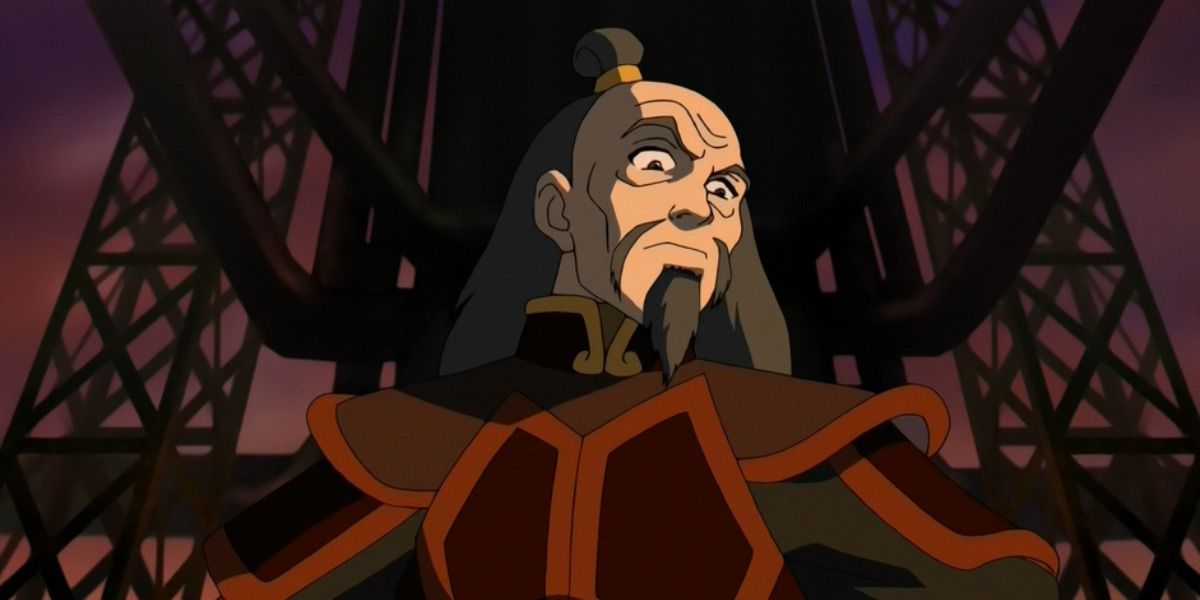 The warden looks down in disgust from Avatar the Last Airbender