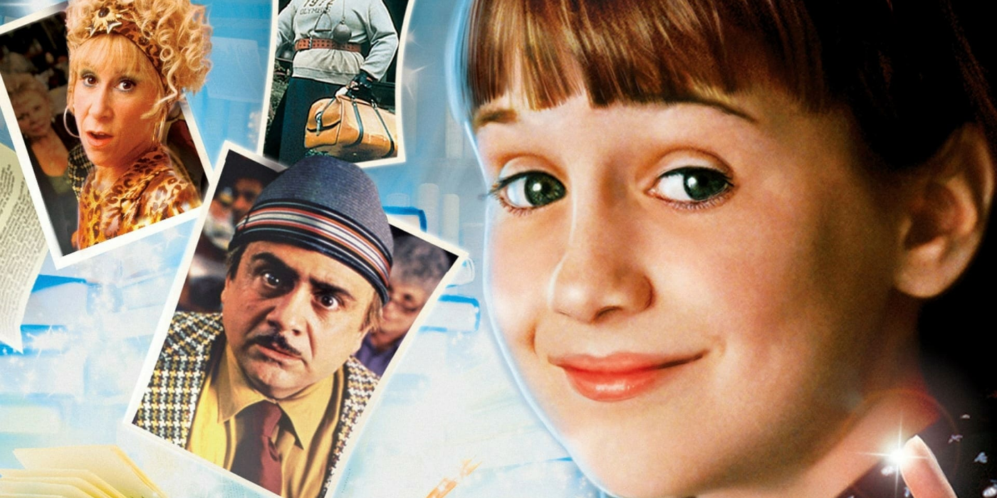 Cartaz do filme Matilda com elenco principal