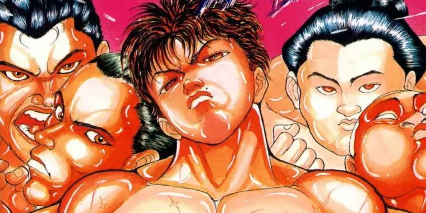 Grappler Baki with the other fighters