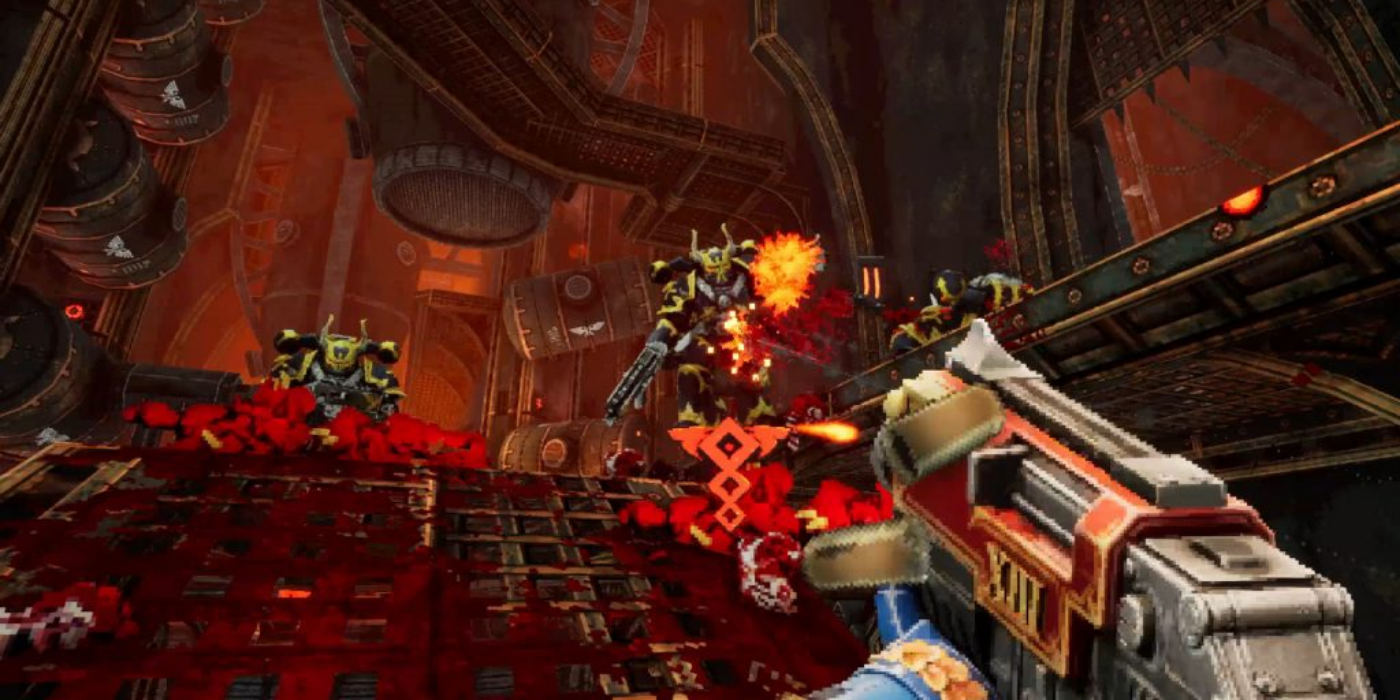 Cómo se relaciona un shooter retro Doom con Warhammer 40k: la historia de Space Marine 2