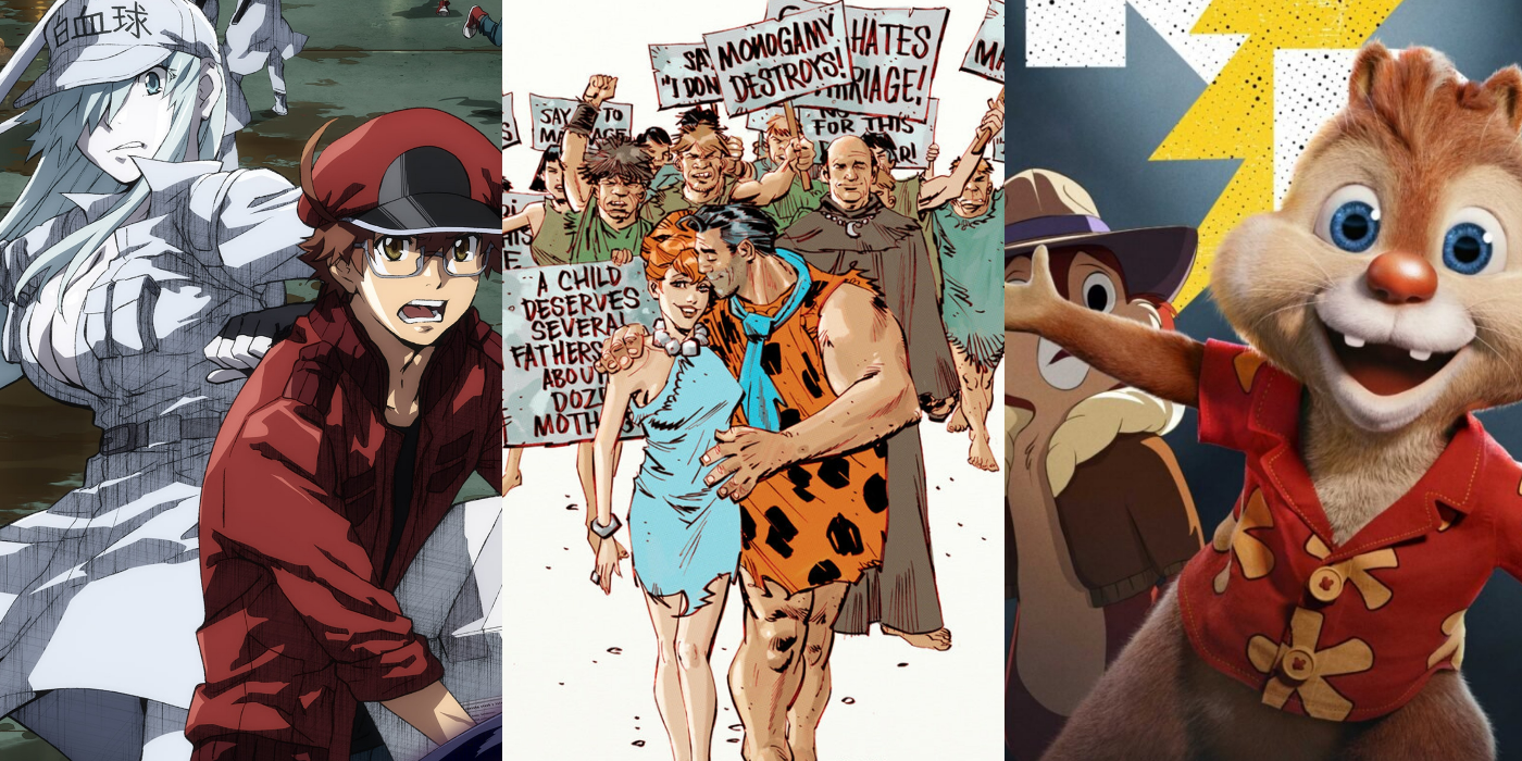 Cells at Work, Flintstones and Chip n Dale Mature Spinoffs