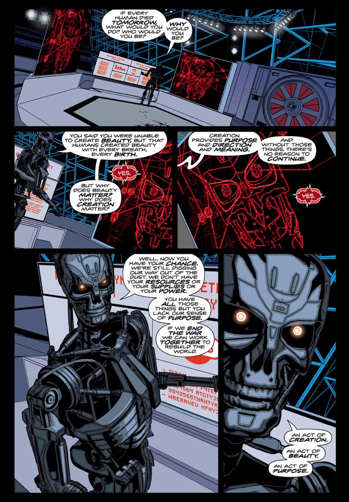 In the Dark Horse Comics twelve-part series Terminator Salvation: The Final...