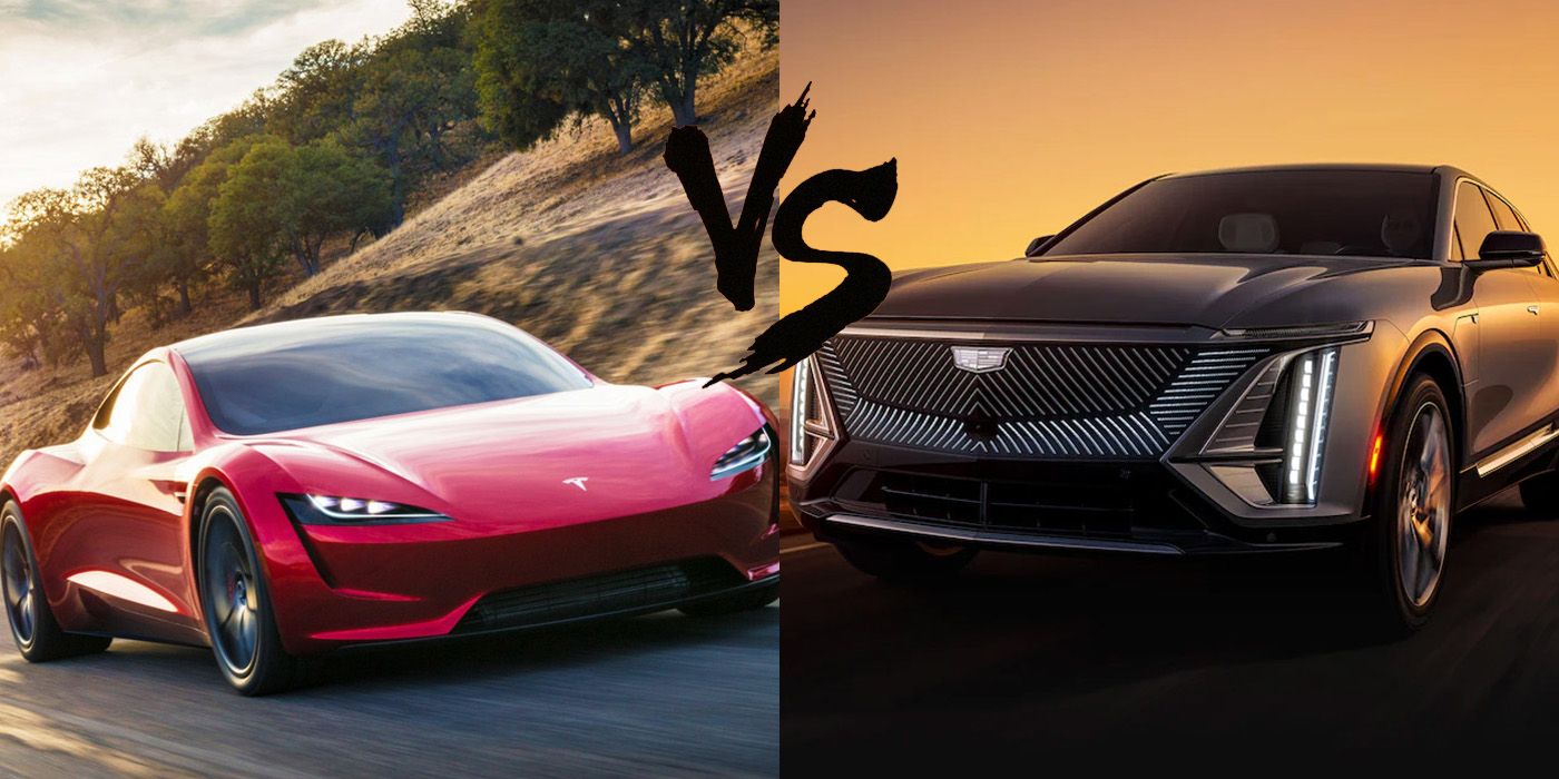 Tesla Roadster compared to Cadillac Lyriq
