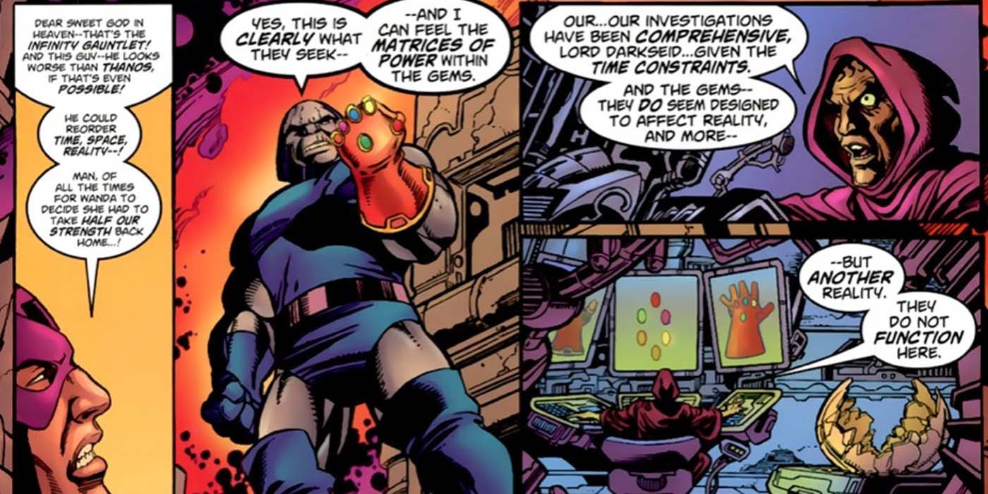 Thanos Darkseid DC Comics