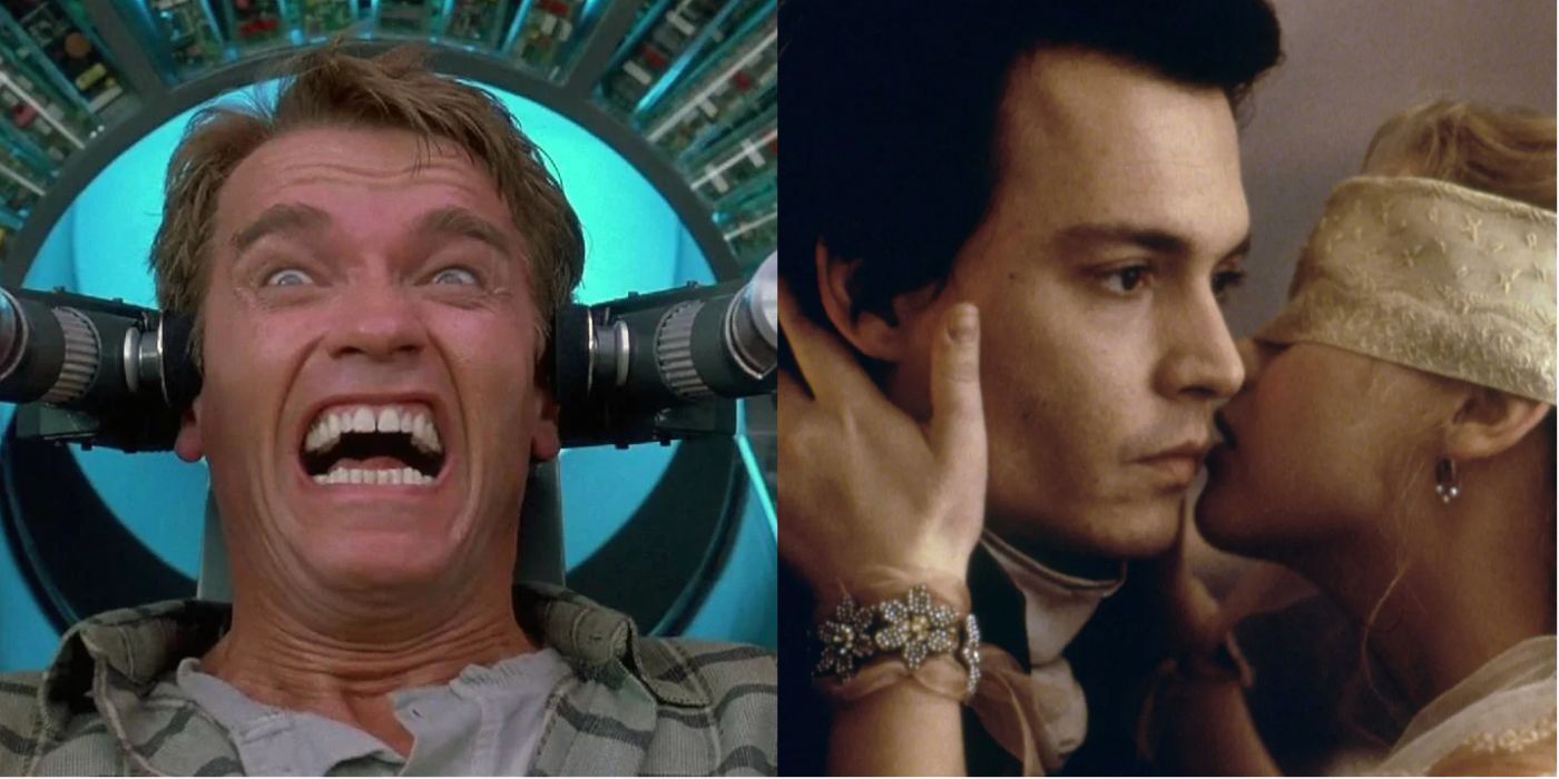 Split image showing scenes from Total Recall and Sleepy Hollow