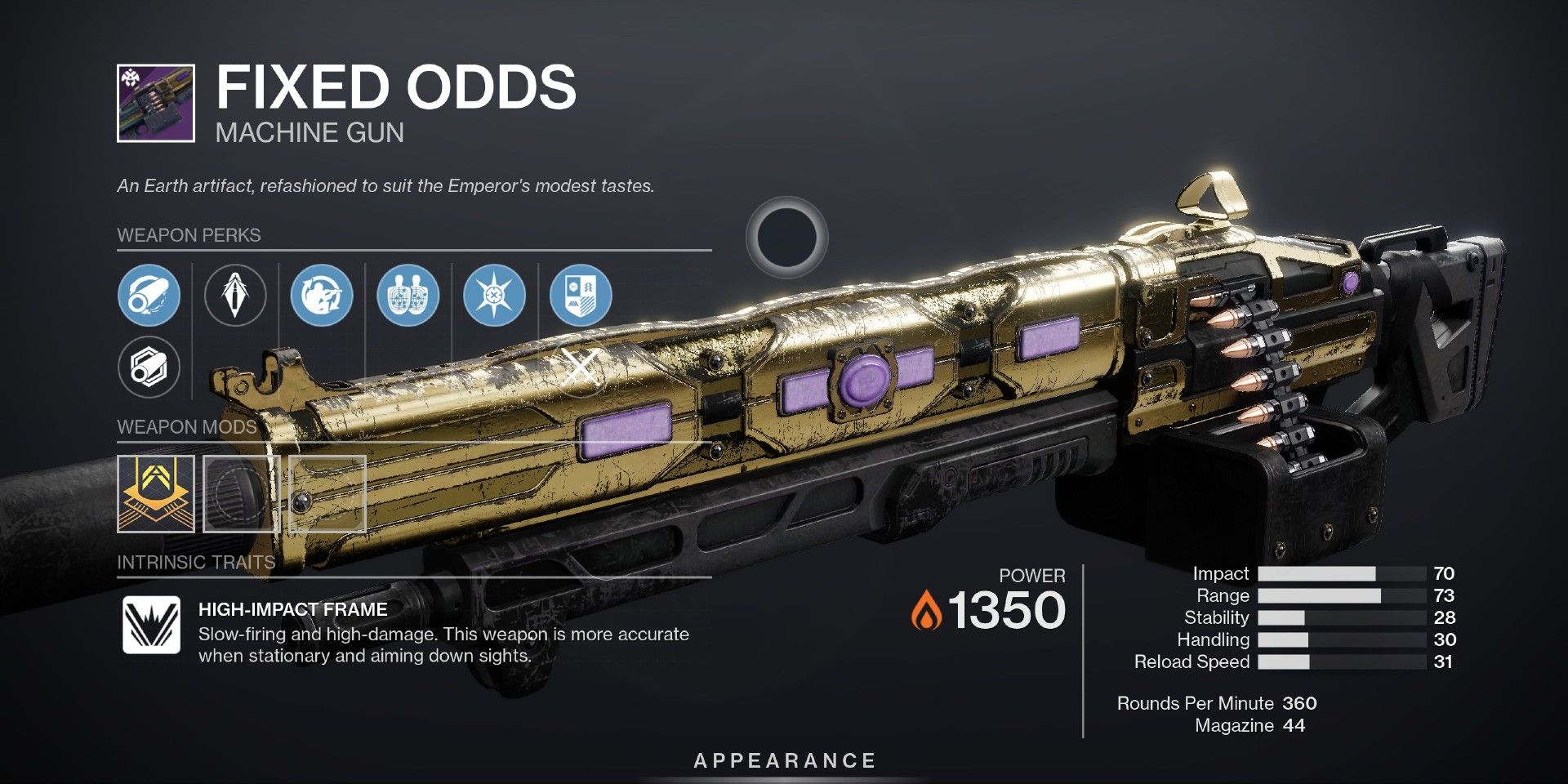 Fixed Odds Destiny 2 Guide – God Roll and How to Get It