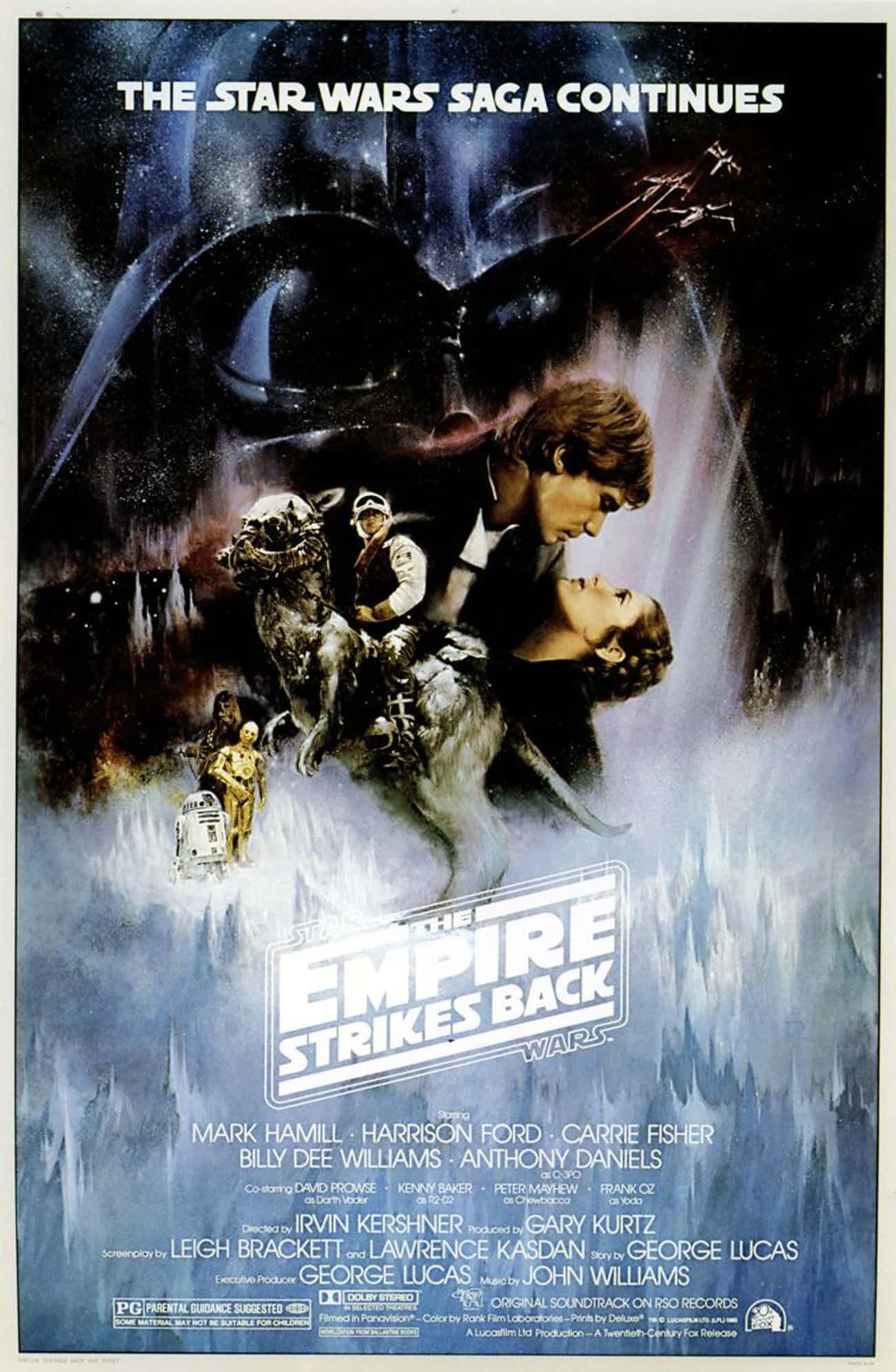The Empire Strikes Back style a theatrical release poster