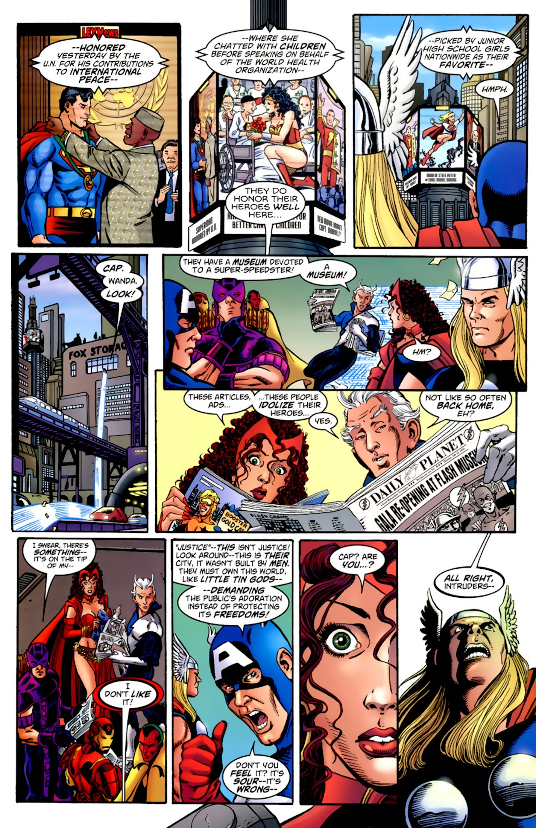 The JLA and Avengers crossover