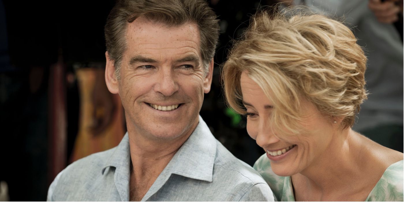 Emma Thompson and Pierce Brosnan in The Love Punch