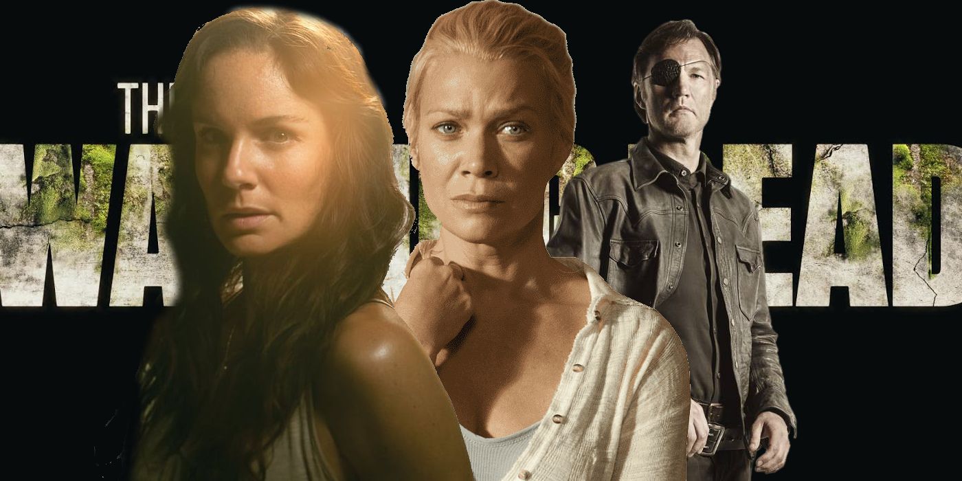 Lori, Angela, and the Governor on The walking Dead