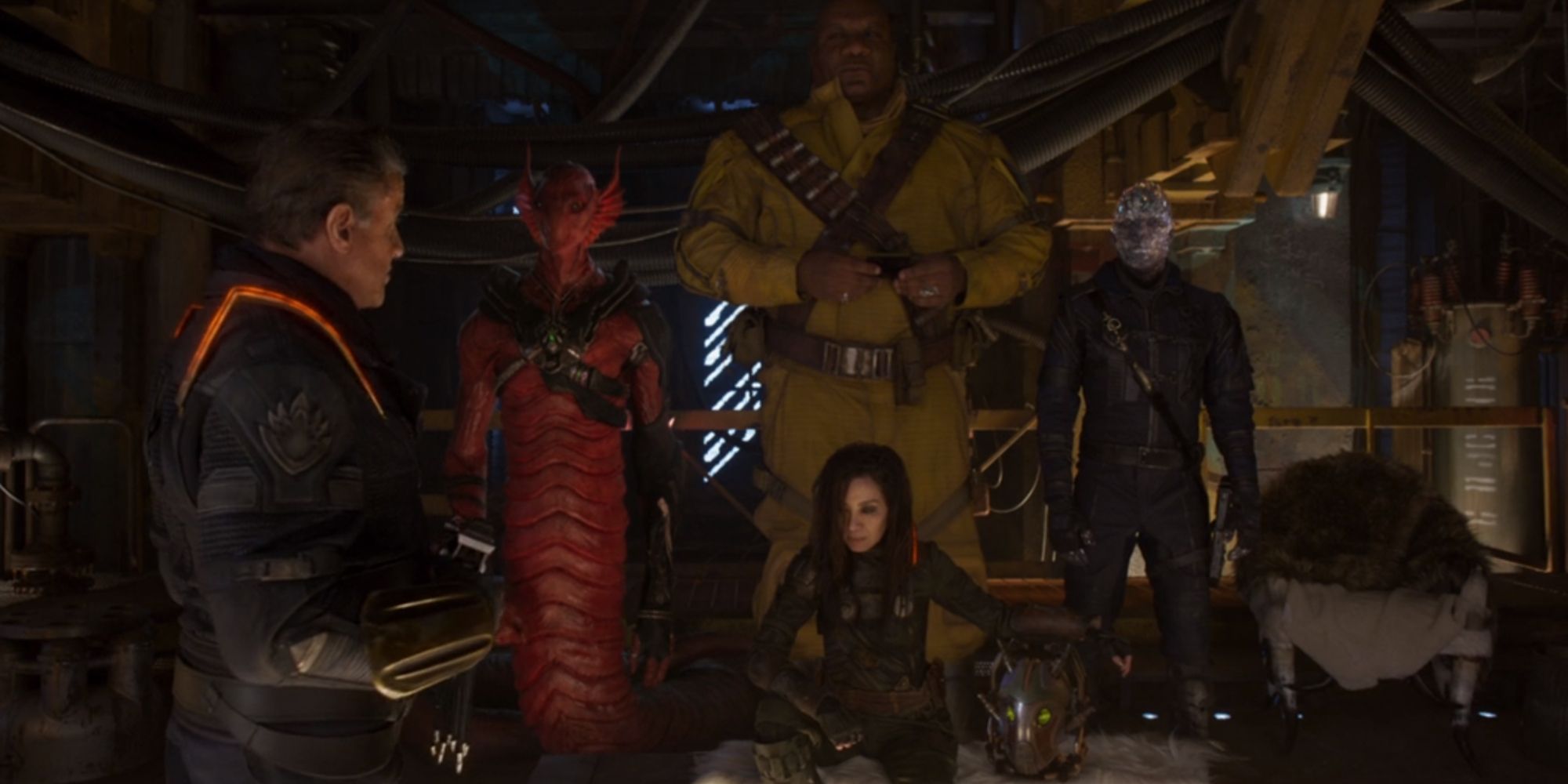 The leaders of the Ravagers reunited as a team in Guardians Of The Galaxy Vol. 2