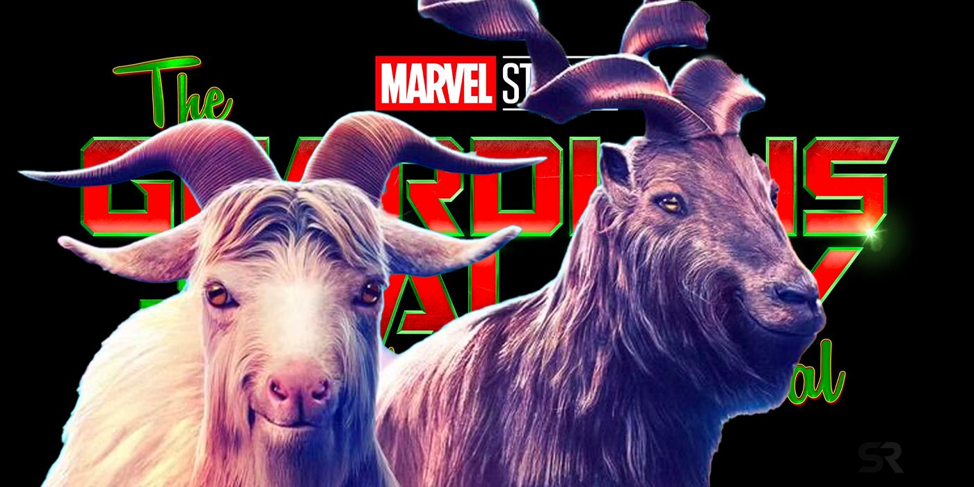 Thor Love and Thunder Goats in The Guardians of the Galaxy Holiday Special