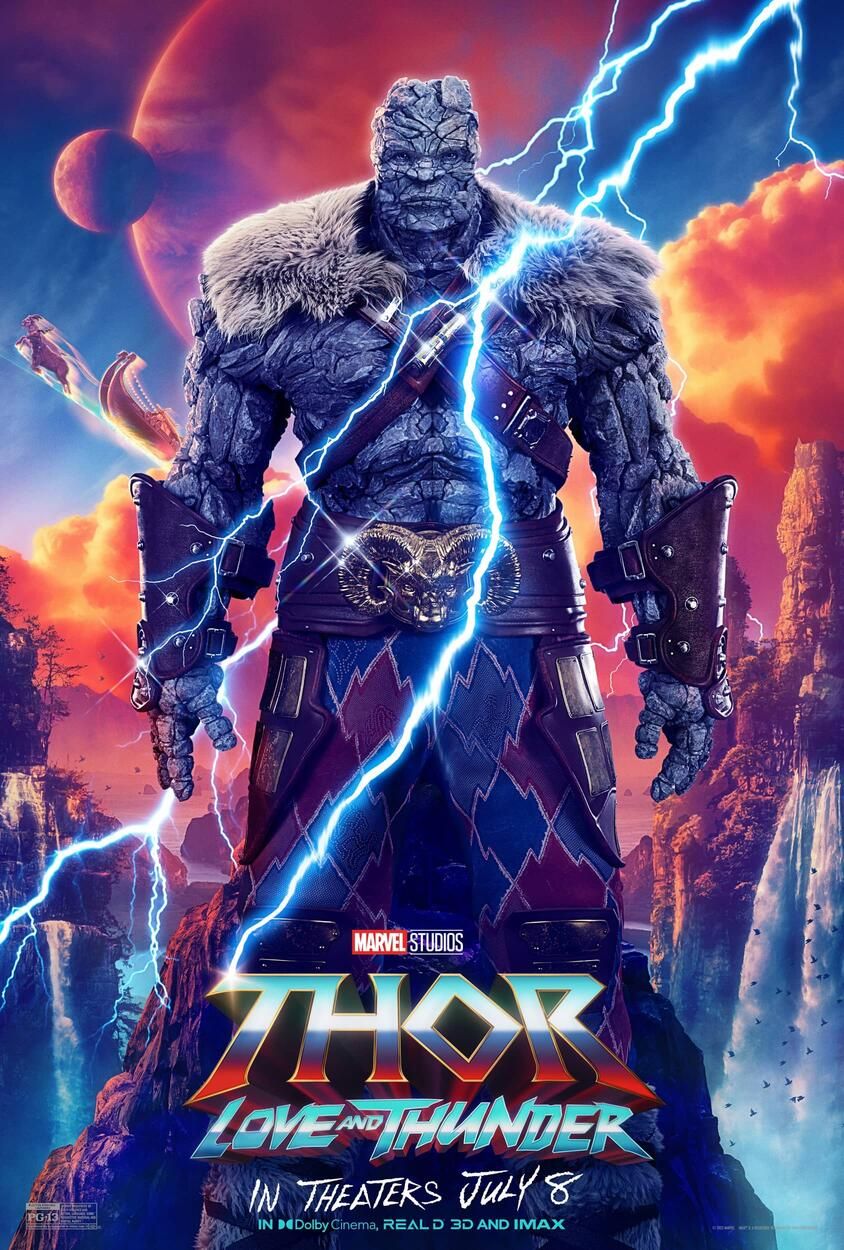 Thor Love and Thunder Taika Waititi Korg Character Poster