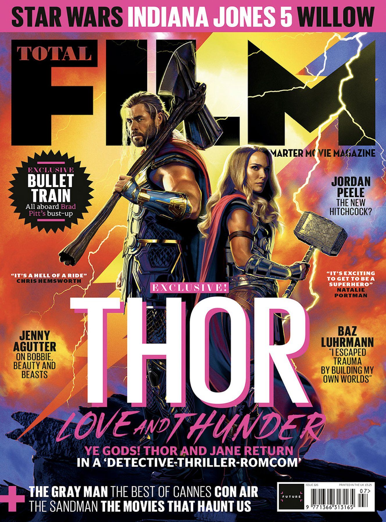 Thor Love and Thunder Total Film Cover
