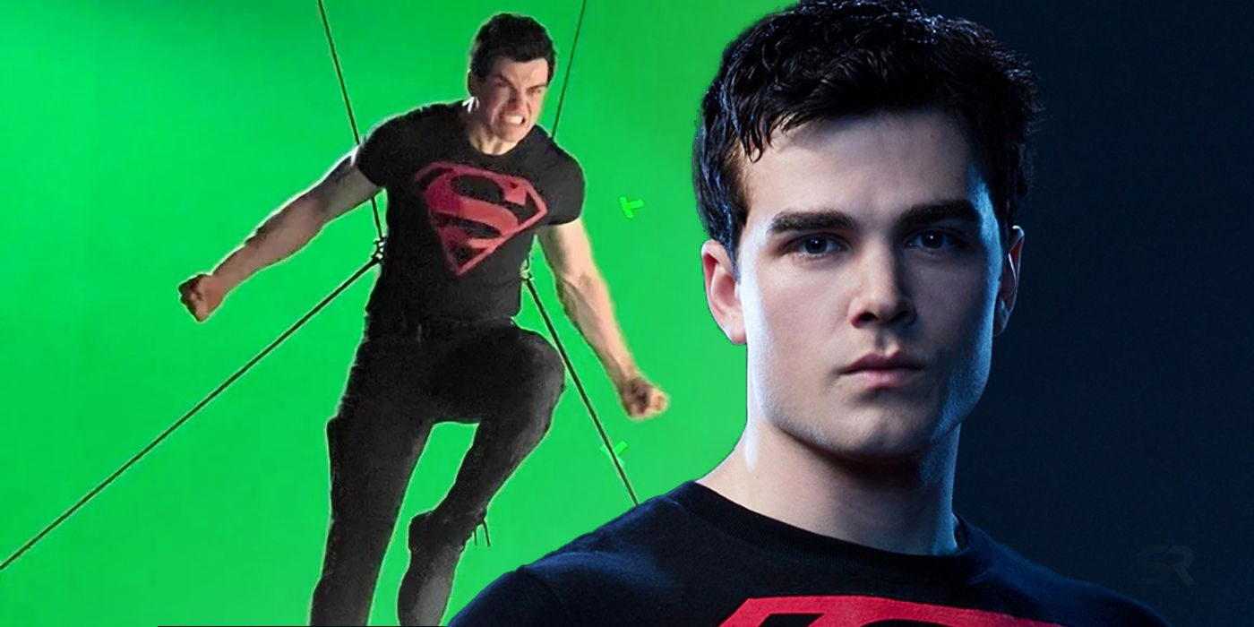 Titans Season 4s Superboy Actor Performs High Flying Stunt In Bts Image 3553