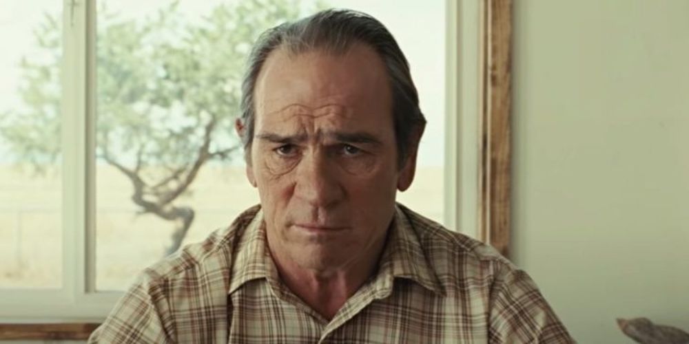 Tommy Lee Jones in the final sequence of the 2007 movie No Country For Old Men.