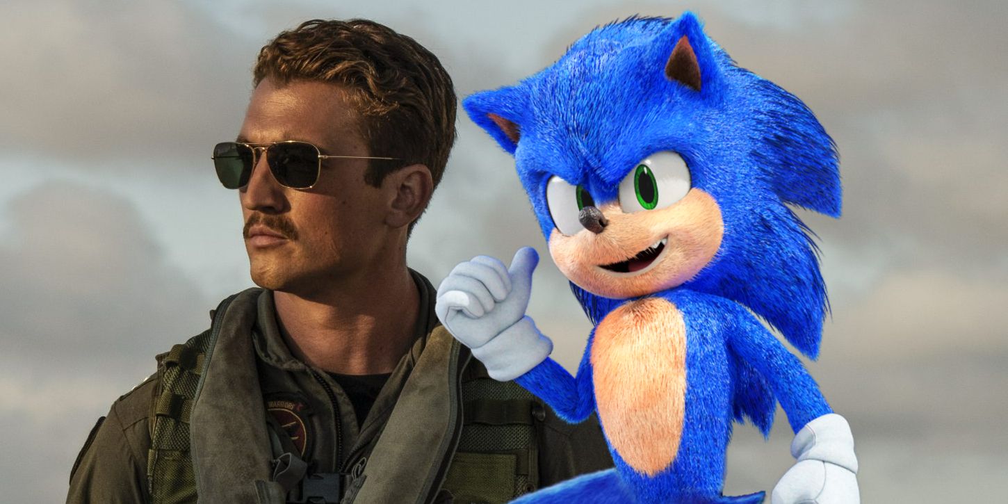 Top Gun 2's Rooster with Sonic the Hedgehog