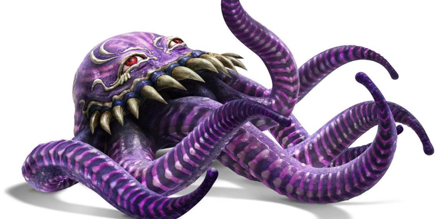 Character model for the purple octopus Ultros in Final Fantasy XIII-2.