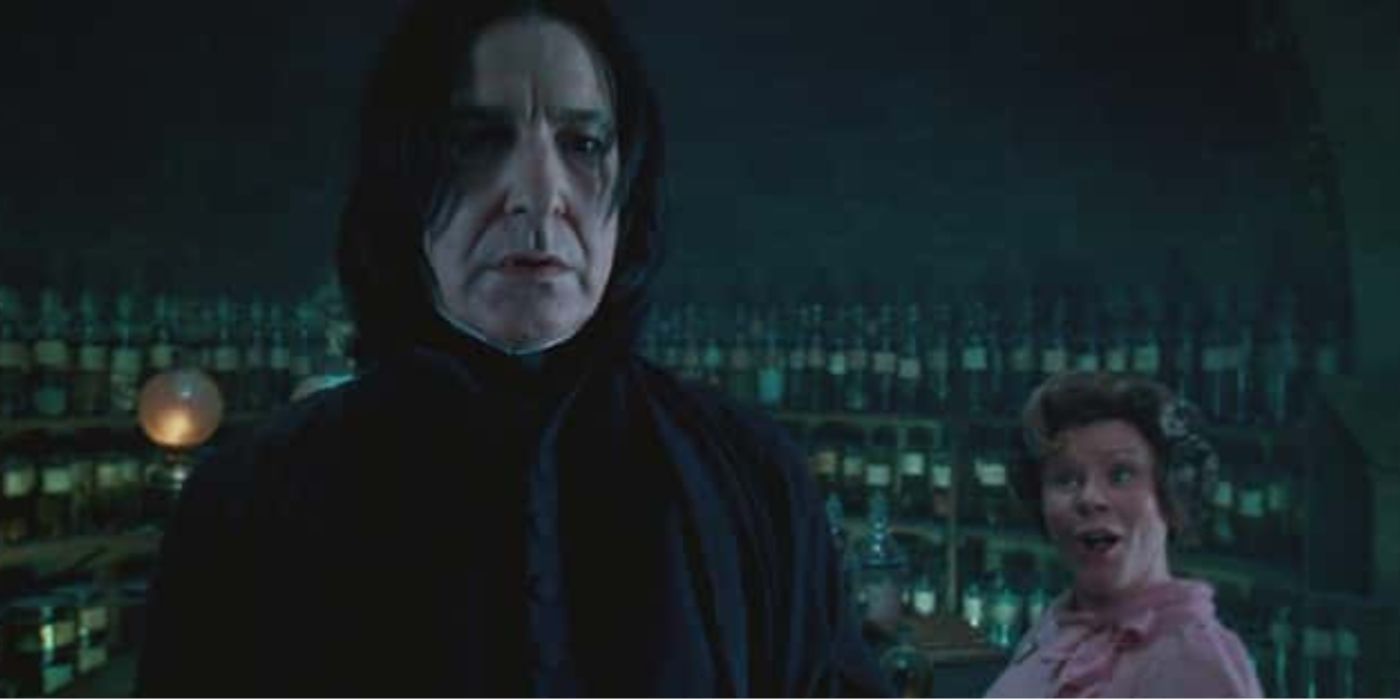 Umbridge questions Snape in Harry Potter