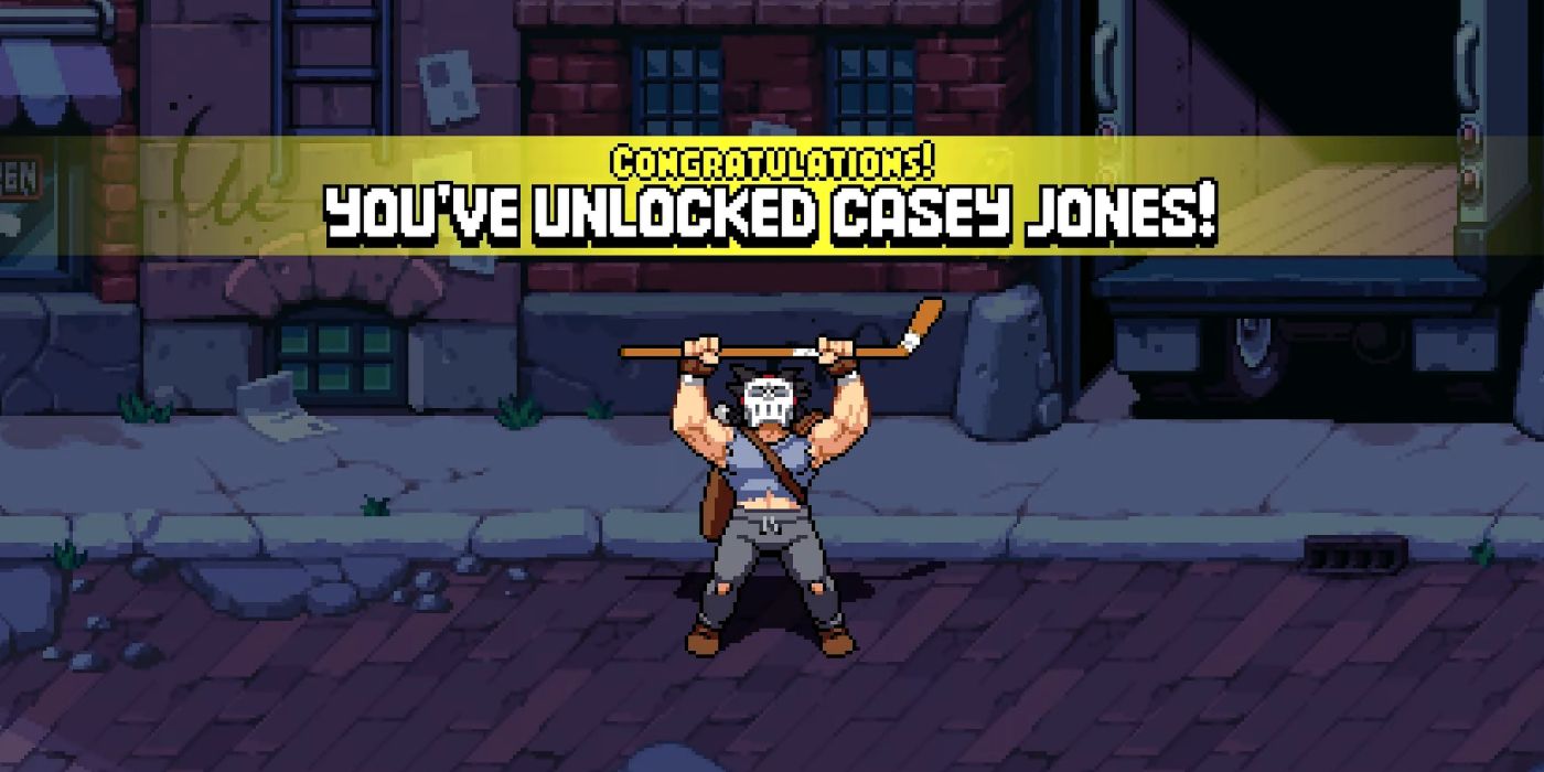 Unlocking Casey Jones In TMNT Shredder's Revenge