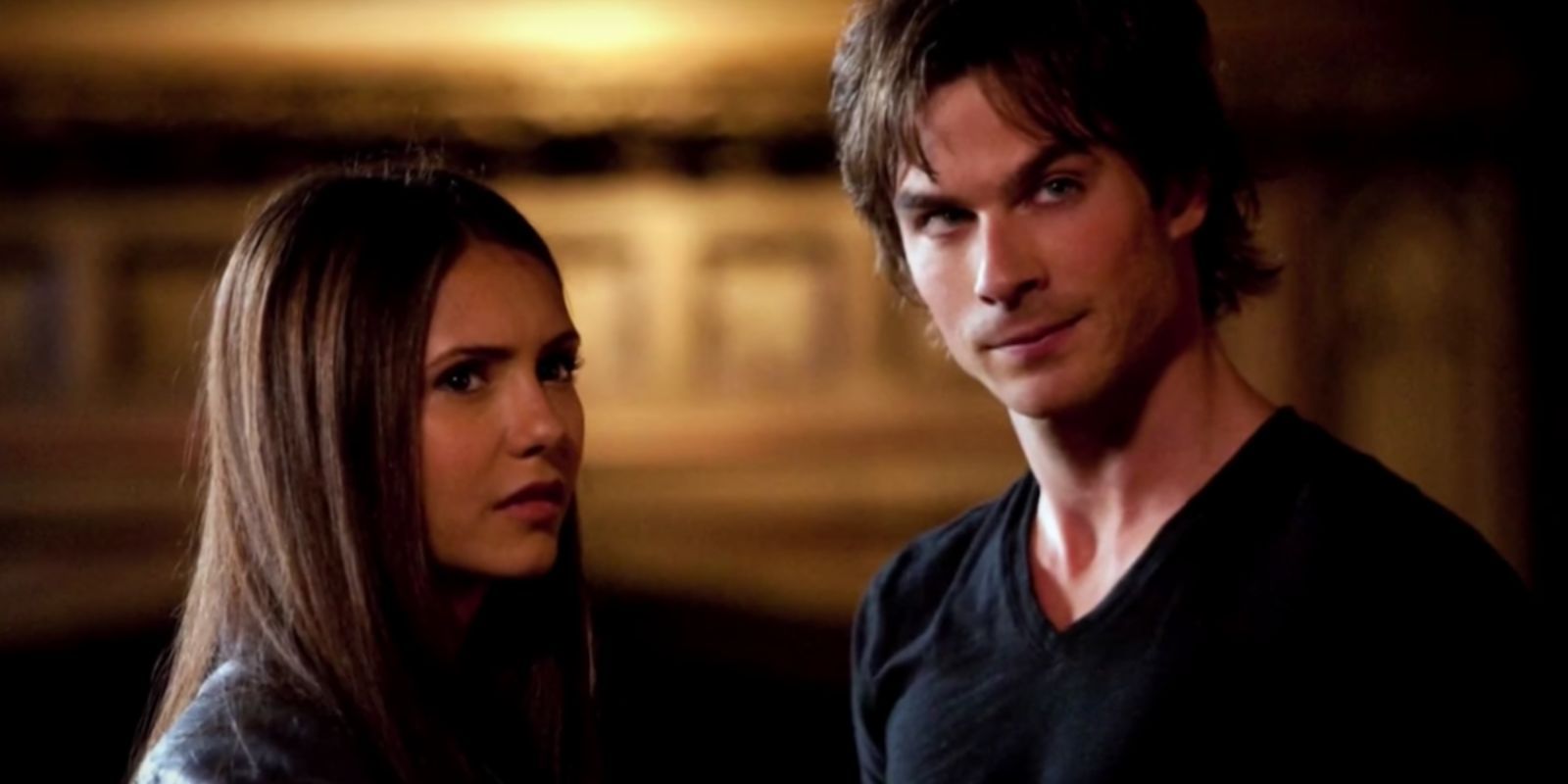 Elena and Damon look ahead in The Vampire Diaries